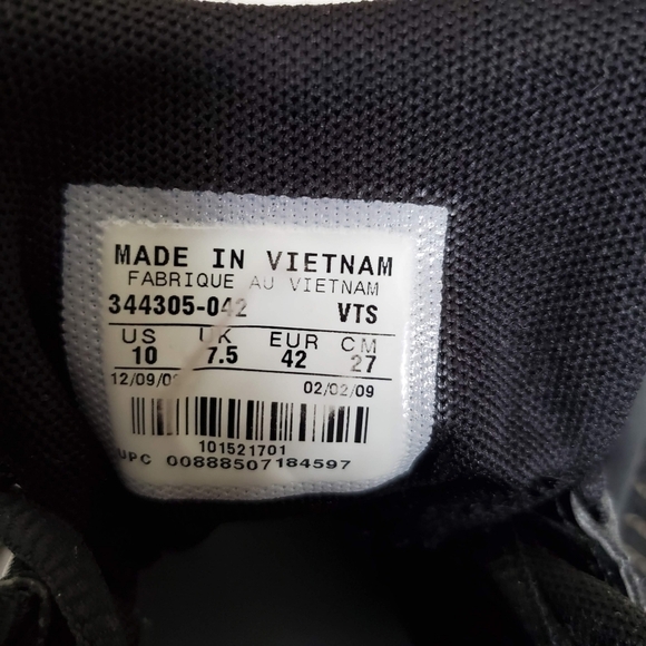 Nike Wmns Musique V Black Leather Sneakers Size 10 - Picture 10 of 11